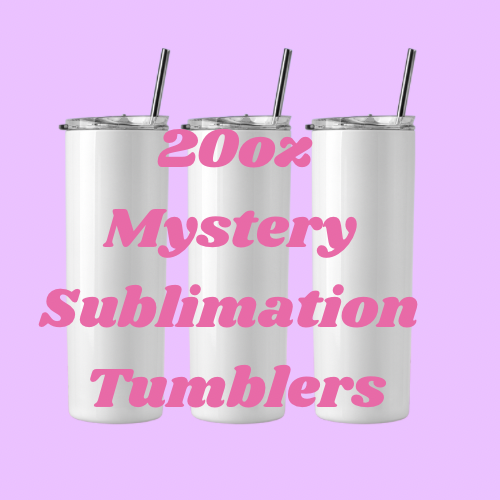 20oz  mystery sublimation tumbler